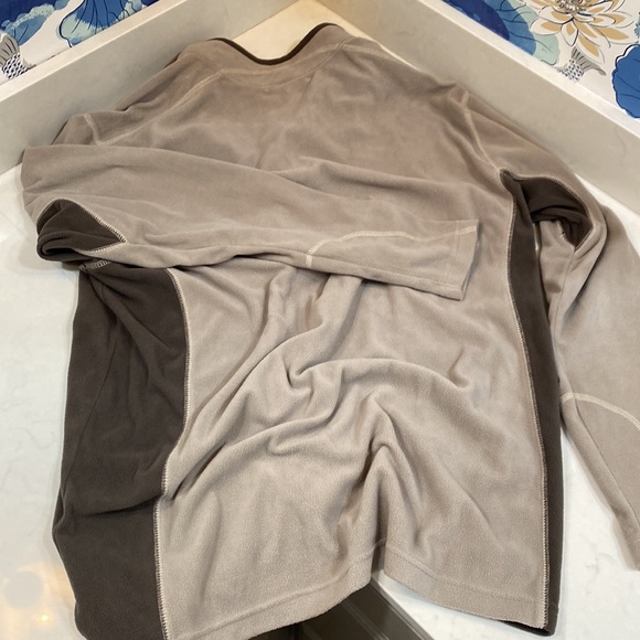Columbia 3/4 zip Brown and Taupe XL - Picture 5 of 8